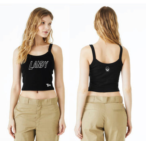 LANDY - BELLA + CANVAS - Micro Rib Spaghetti Strap Tank - 1012