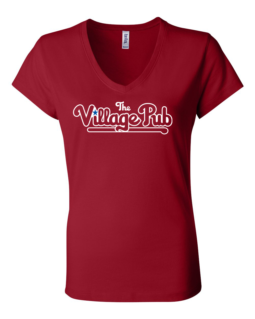 Village Pub Ladies Phillies V-Neck