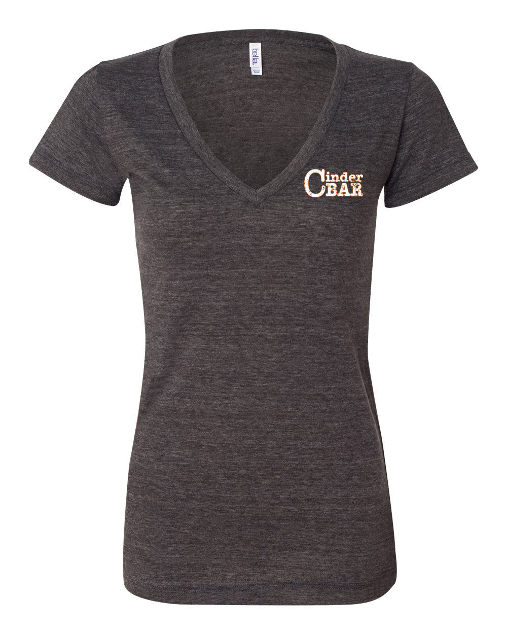 Cinder Bar Ladies V-Neck T-Shirt