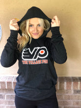 Load image into Gallery viewer, Village Pub Flyers Long Sleeve T-Shirt With Hood